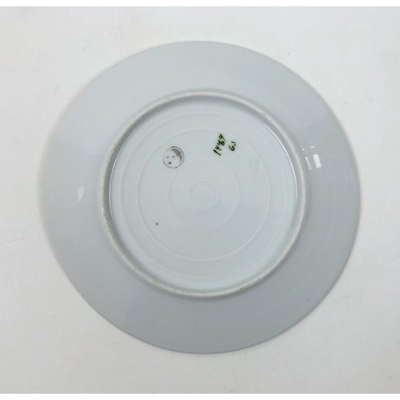 Marx And Gutherz Carlsbad Austria Ceramic Floral Salad Dessert Plate Vintage - Picture 4 of 6